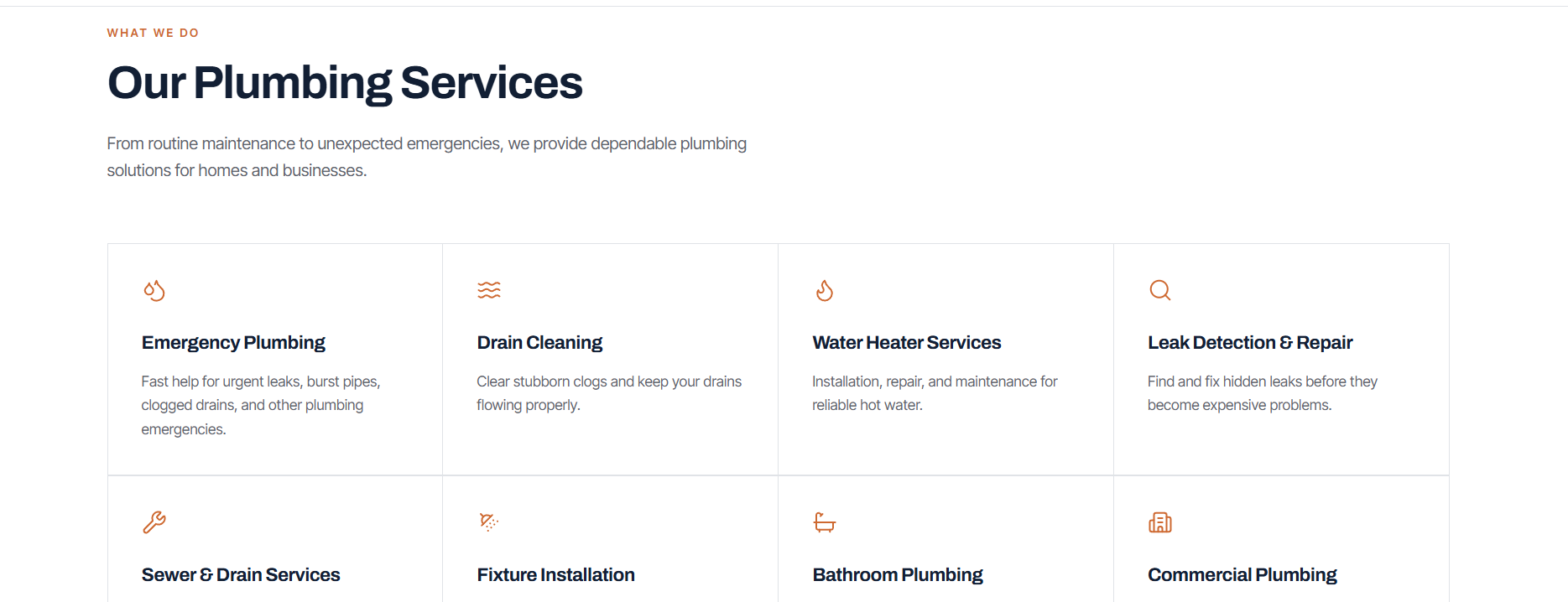 Apex concept: services section